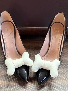 Moschino Italian Black Heals